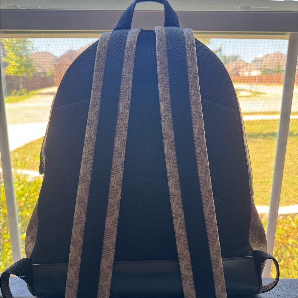 Coach Academy Backpack In Signature Canvas - Picture 12 of 13